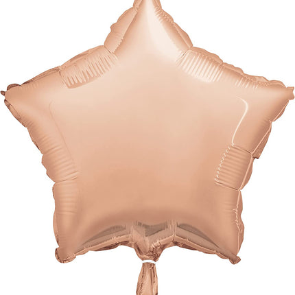 Rose Gold 18" Star Foil Balloon