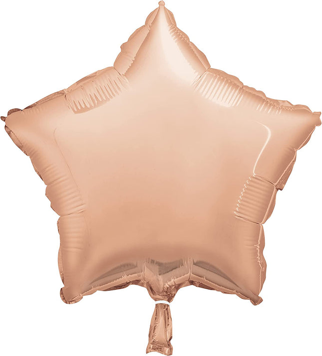 Rose Gold 18" Star Foil Balloon