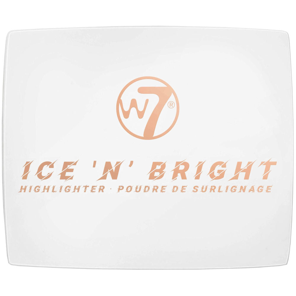 W7 Cosmetics Ice 'N' Bright Highlighter - Radiant Glow Shimmer Long-Lasting Smooth Application