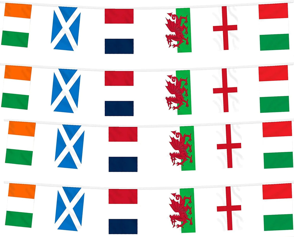 6 Nations 7m Flag Bunting