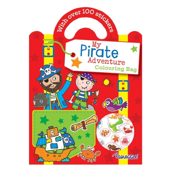 Mermaid/Pirate Colouring & Sticker Bag Book