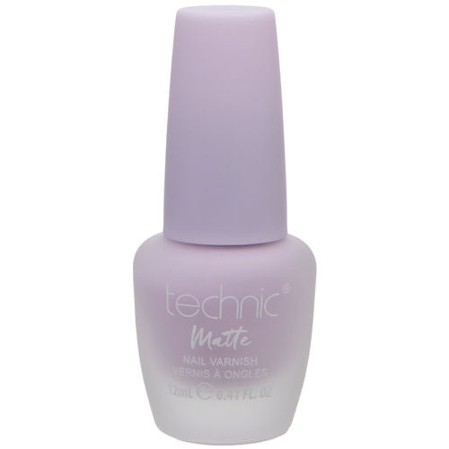 Technic Cosmetics Matte No Shine Nail Polish Pastel Lilac - Matte Lavender