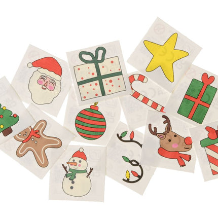 Christmas Temporary Tattoos - 12 Pack