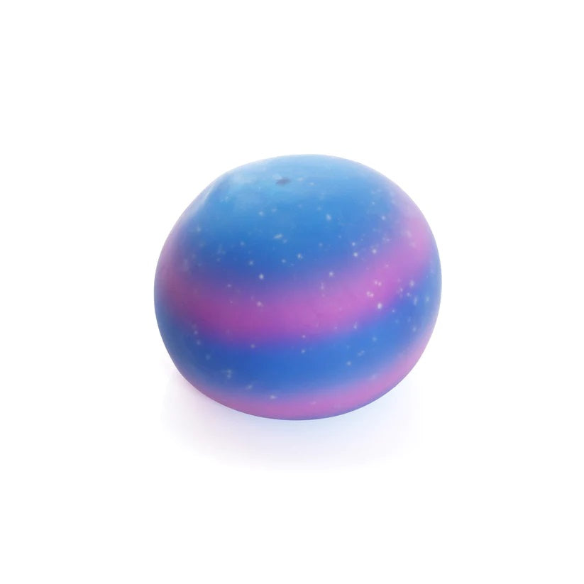 Galaxy Stress Relief Ball – Squeezable Sensory Toy Bead Filling Fun Stress Reliever Anxiety