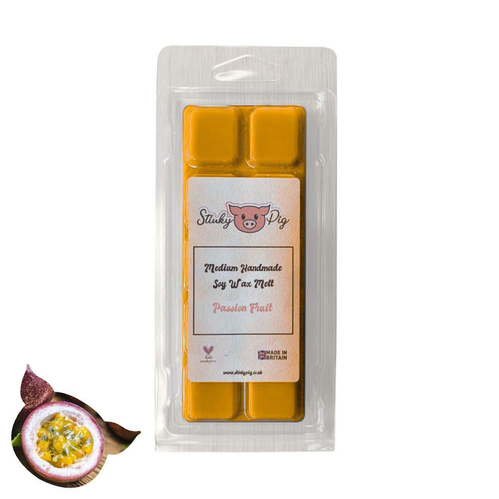 Stinky Pig Highly Scented Soy Wax Melt Clam - 50g Passion Fruit