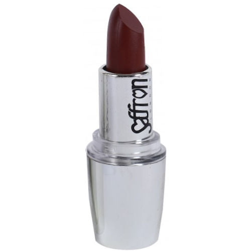 Saffron Moisturising Lipstick - Pumpkin No.25 Dark Red Hydrating Long Lasting Rich Colour Lip