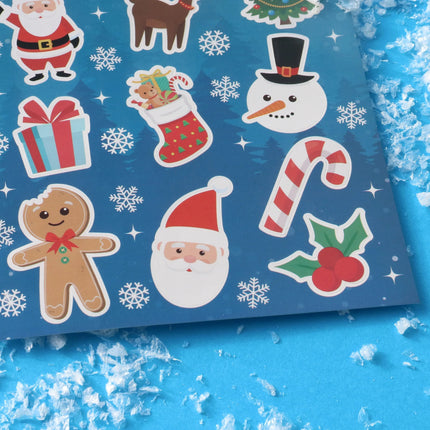 Christmas Sticker Sheets - 10 Pack