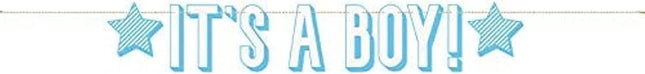 Blue It's a Boy Letter Banner