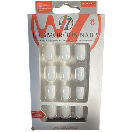 W7 Cosmetics Glamorous Nails - Milky White