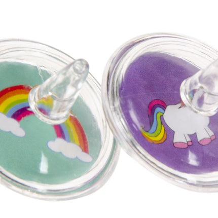 Unicorn Spinning Tops - 12 Pack