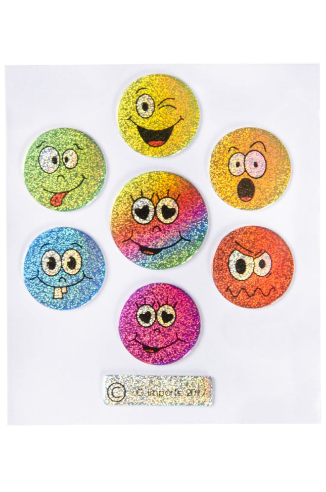 Emotions Metallic Shiny Sticker Sheet - Single
