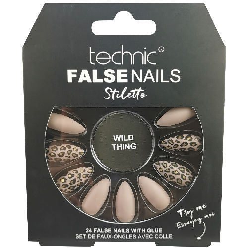Technic Cosmetics False Nails Stiletto - Wild Thing
