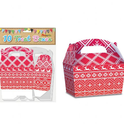 Nordic Christmas Treat Boxes - 10 Pack