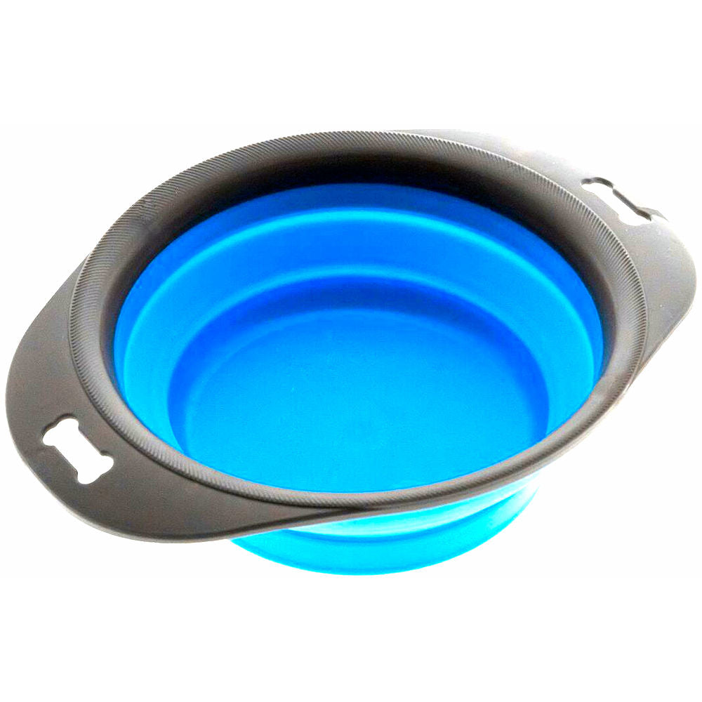 Collapsible Pet Feeding Bowl - Blue