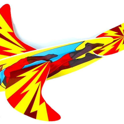 Super Hero Polystyrene Plane Gliders - 6 Pack