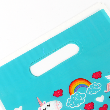Unicorn Plastic Party Bags - 16 Pack