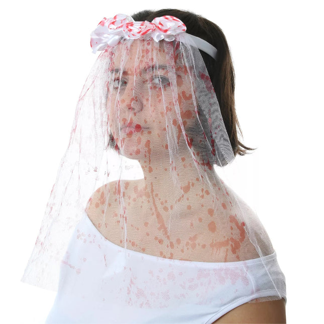 Halloween Adult Halloween Bloody Headband & Veil