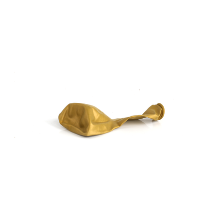 Metallic Gold 7" Latex Balloons – 100 Pack