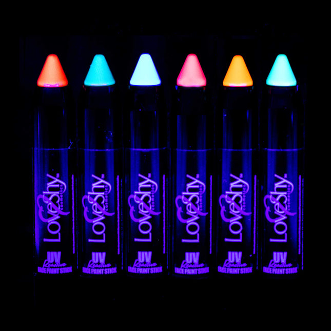 LoveShy UV Face Paint Stick - Purple