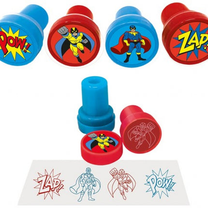 Super Hero Ink Stamps - 6 Pack