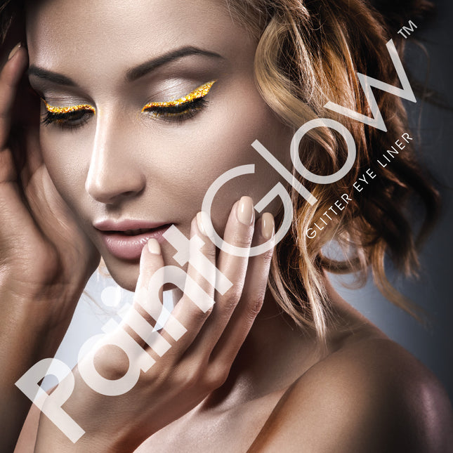 Paint Glow Glitter Eye Liner - Gold