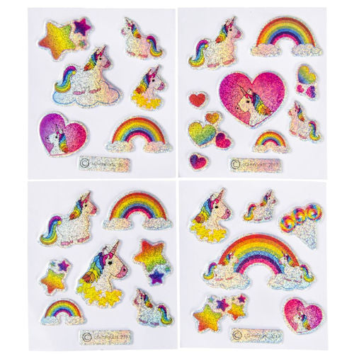 Shiny Unicorn Sticker Sheet - Single