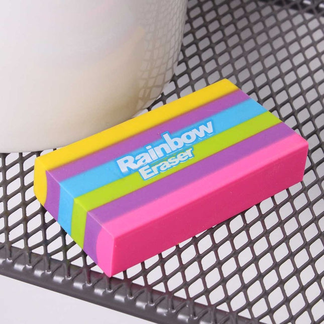 4 Rainbow Erasers