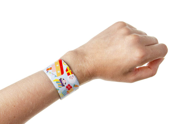 Sinterklass Slap Bracelets - 6 Pack