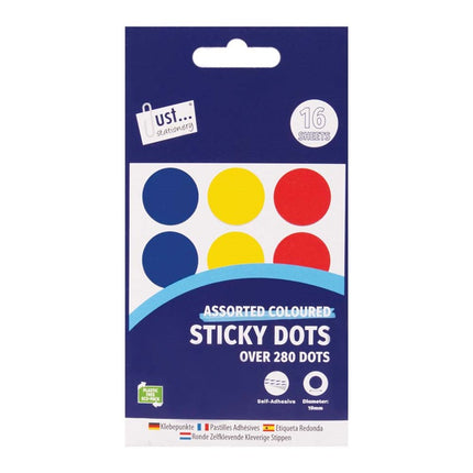288 Coloured Sticky Dots