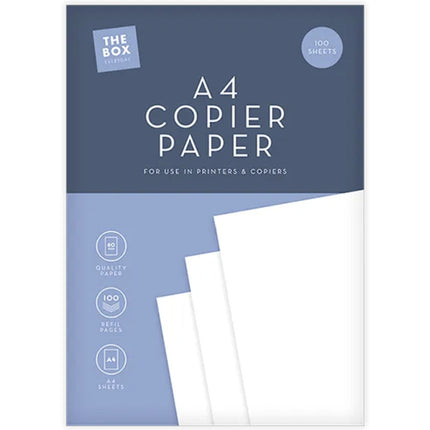 100 A4 Copier Paper Sheets 