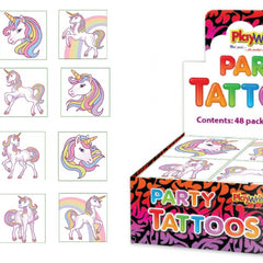Unicorn Tattoos - 12 Pack
