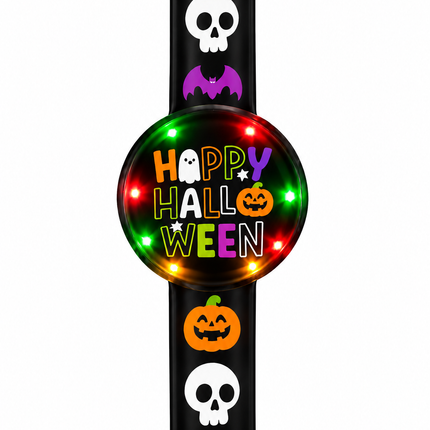 Halloween Flashing LED Snap Band