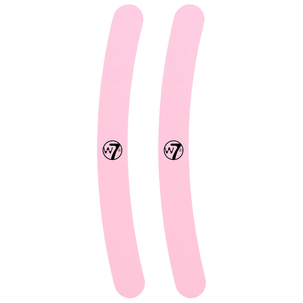 W7 Cosmetics Nail Files - 2 Pack Durable Precision Manicure Tools Smooth Finish