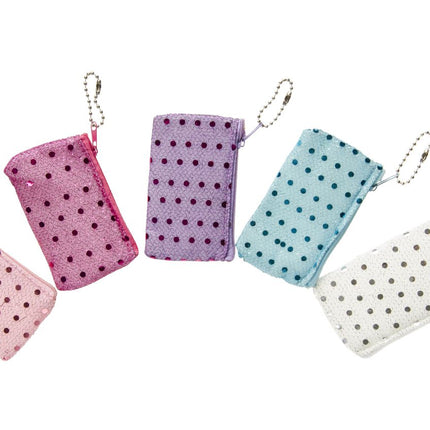 Rectangular Mini Glitter Purses - 6 Pack