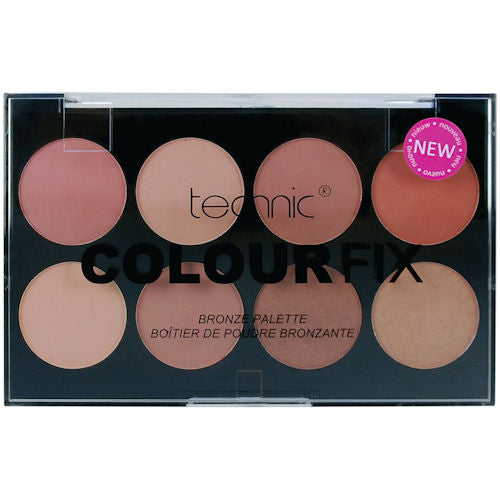 Technic Cosmetics 8 Colour Max Powder Bronze Palette