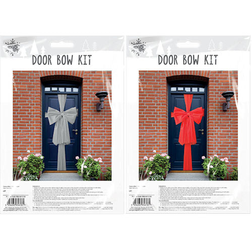 Christmas Festive Door Bow Kit - 2 Pack