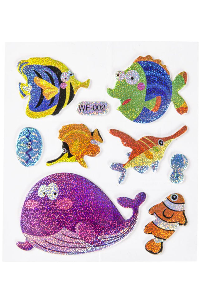 Animal Metallic Shiny Sticker Sheet - Single