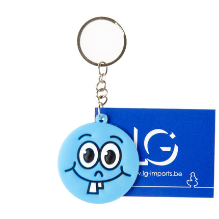 Happy Face Keychains - 6 Pack