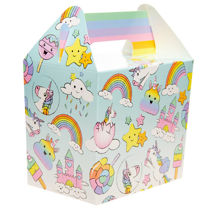 Unicorn Party Food Lunch Boxes - 6 Pack
