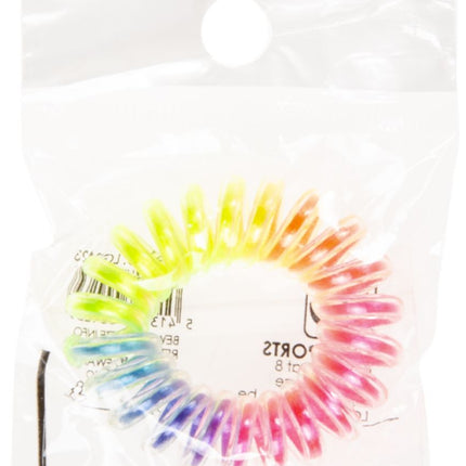 Stretchy Rainbow Hair Bobbles - 6 Pack