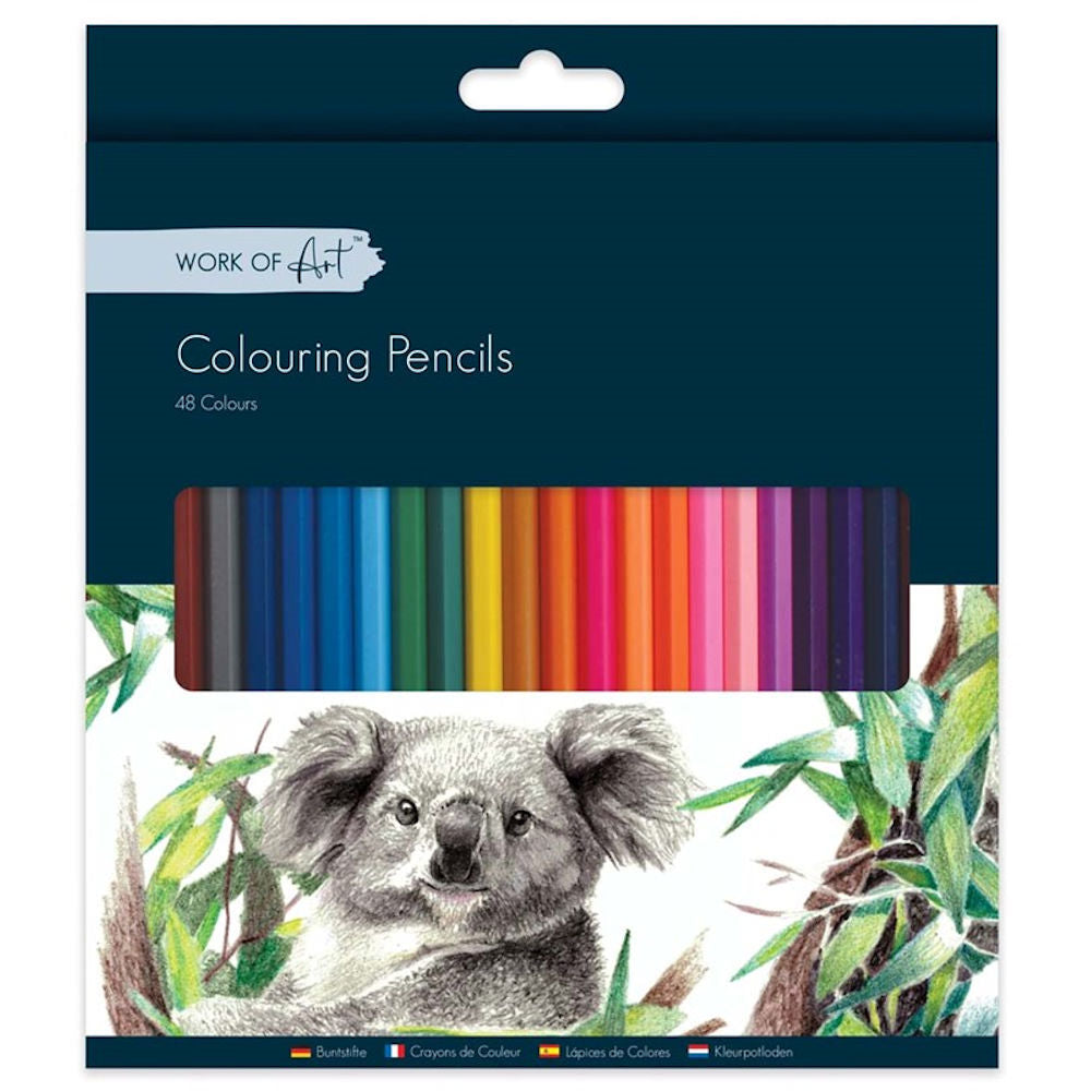 Coloured Artist Pencils - 48 Pack