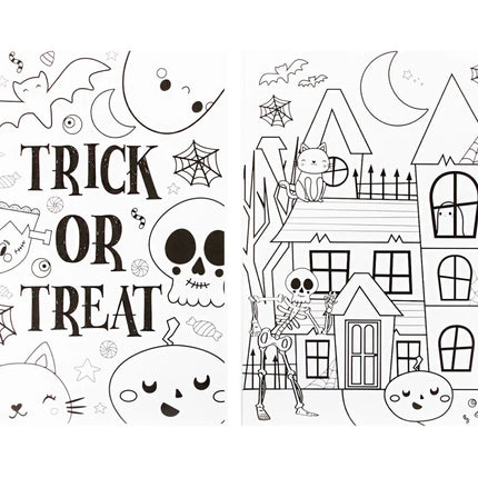 A4 Halloween Colouring Posters