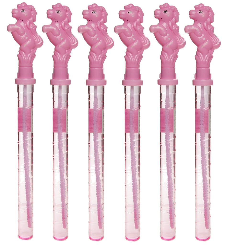 6 Large Horse Bubble Wand Swords
