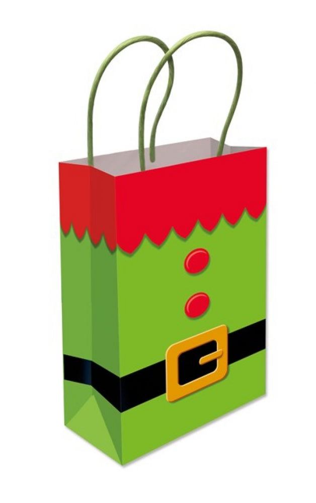 Elf Tunic Paper Handle Bags - 6 Pack