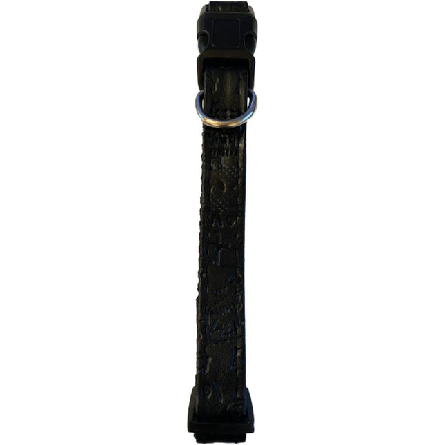 Patterned Dog Collar - Black