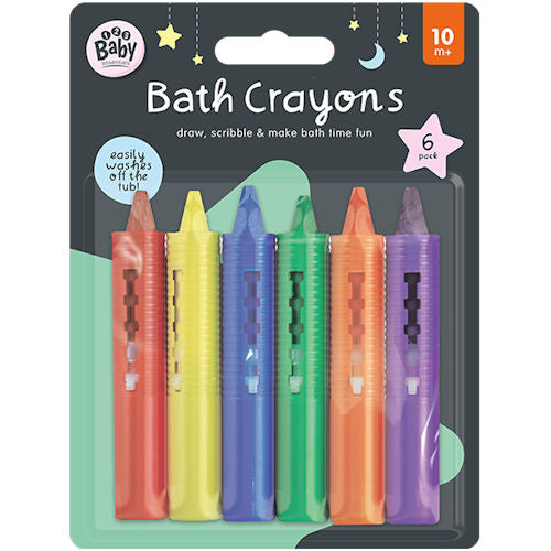 Baby Bath Crayons - 6 Pack