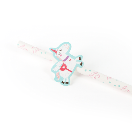 Unicorn Paper Straws - 20 Pack