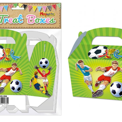 Football Treat Boxes - 10 Pack