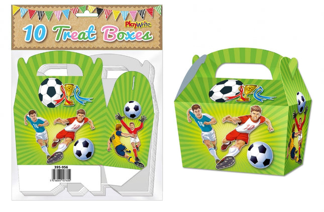 Football Treat Boxes - 10 Pack