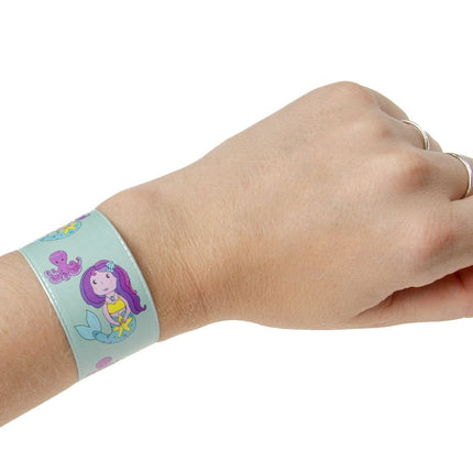 Mermaid Slap Bracelets - 6 Pack